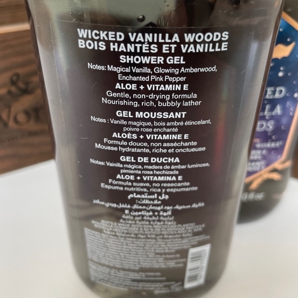 Bath & Body Works Wicked Vanilla Woods Shower Gel NEVER OPENED - Picture 2 of 2